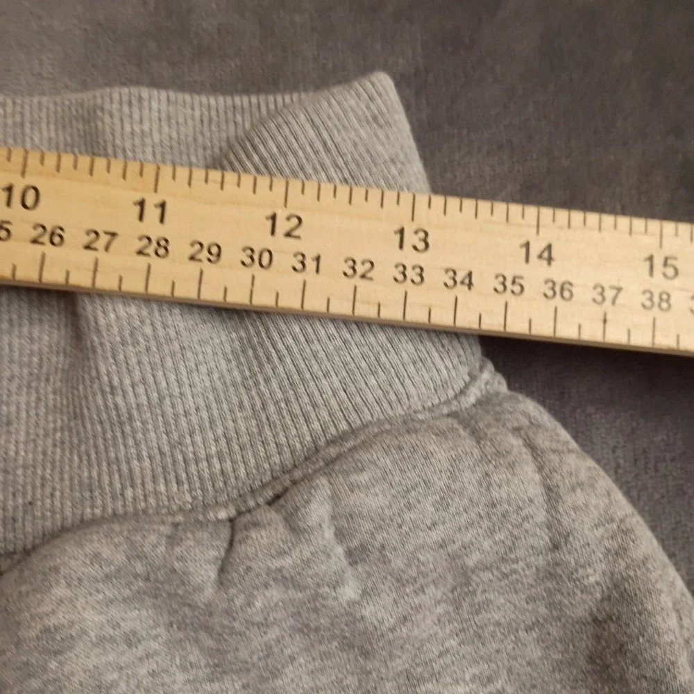 Nike Joggers Womens Medium Gray Fleece Sweatpants Swoosh Relaxed Fit Sportswear